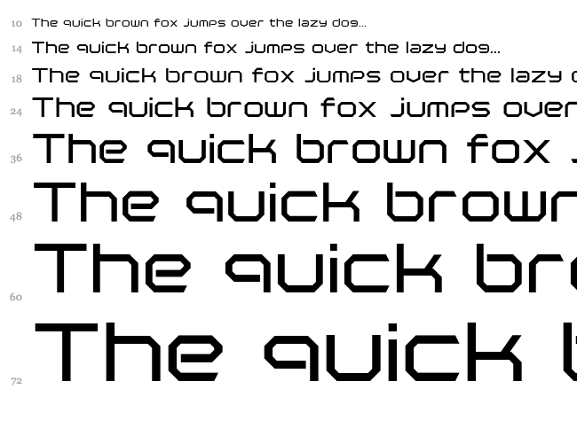 Polentical Neon font waterfall